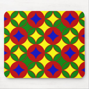 Primary Circles-02-COMPUTERマウスパッド マウスパッド