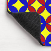 Primary Circles-08-COMPUTERマウスパッド マウスパッド (コーナー)