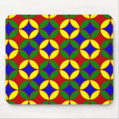 Primary Circles-09-COMPUTERマウスパッド マウスパッド (正面)