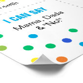 Primary Colors紙吹雪少年の最初の誕生日ポスター ポスター (角)