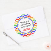 Primary Colors Chervonステッカー ラウンドシール (封筒)