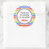 Primary Colors Chervonステッカー ラウンドシール (バッグ)