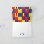 Primary Colors Kid's Birthday Party カード (内部)