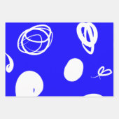 Primary colours set Wrapping Paper flat sheets ラッピングペーパーシート (正面3)