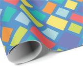 Primary Party Checkerboard Kid's   ラッピングペーパー (ロールコーナー)