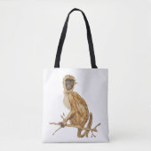 Primate Proclivity Monkey Tote Bag トートバッグ (正面)