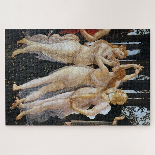 Primavera (詳細)、Sandro Botticelli ジグソーパズル (横)