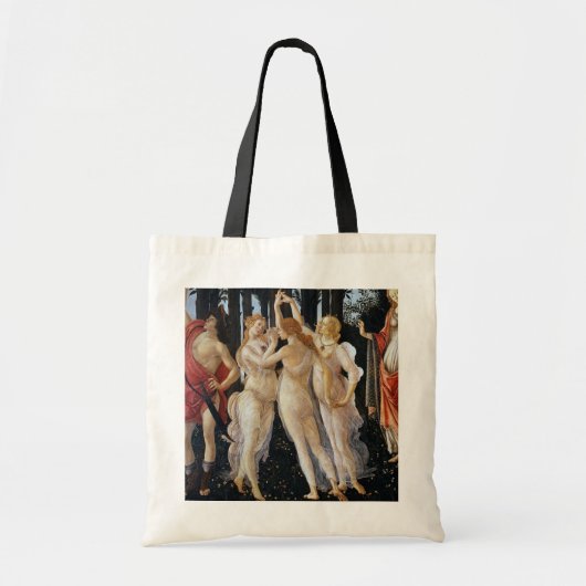 Primavera (詳細), Sandro Botticelli, 1482 トートバッグ (正面)