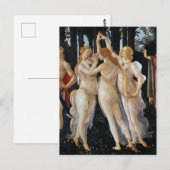 Primavera (詳細), Sandro Botticelli, 1482 ポストカード (正面/裏面)
