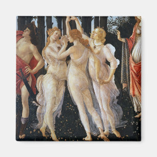 Primavera (詳細), Sandro Botticelli, 1482 マグネット