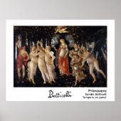 Primavera  by Botticelli ポスター (正面)