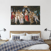 Primavera by Sandro Botticelli (c 1470-80) キャンバスプリント (インサイチュ (寝室))