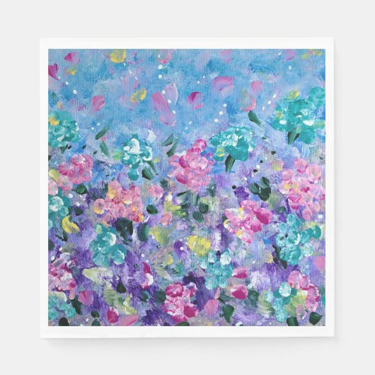 Primavera Party Napkins スタンダードランチョンナプキン (正面)