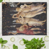 Primavera、Sandro Botticelliによる春の寓話 キッチンタオル (折り畳み)