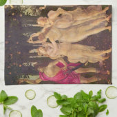 Primavera、Sandro Botticelliによる春の寓話 キッチンタオル (折り畳み)