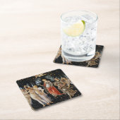 Primavera, Sandro Botticelli, 1482 スクエアペーパーコースター (インサイチュ)