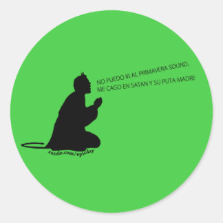 Primavera Sound Pegatina/Sticker (style 2) ラウンドシール