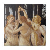 Primavera, Three Graces by Sandro Botticelli タイル (正面)