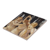 Primavera, Three Graces by Sandro Botticelli タイル (側面)