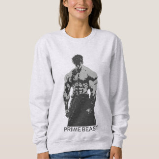 Prime Beast Gym Shirt Anime Bodybuilder Aesthetic スウェットシャツ