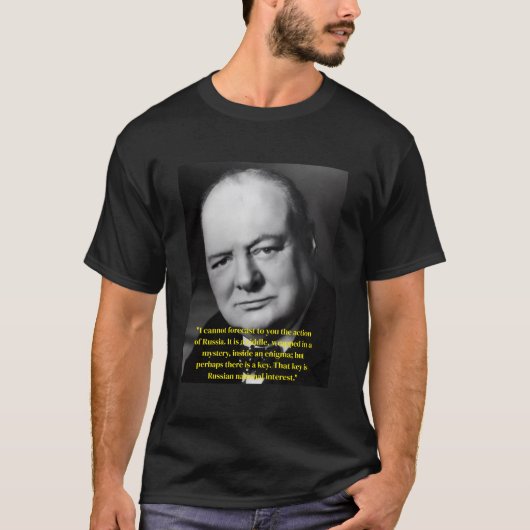 Prime Minister Winston Churchill Tシャツ (正面)