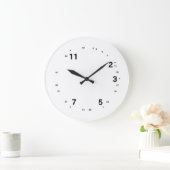 Prime Number Clock for Math Fans ラージ壁時計 (ホーム)