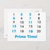 Prime Time Mathはがき ポストカード (正面/裏面)