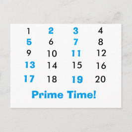 Prime Time Mathはがき ポストカード