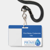 PrimeIV バッジ (正面（ネックストラップ付）)