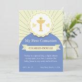 Primera Comunión. 招待状 (スタンド正面)