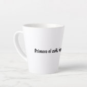 Primero el café カフェラテマグ (左アングル)