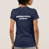 Primeros Pasosの女性のTシャツ Tシャツ (裏面)