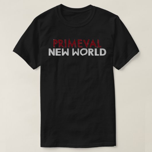 Primeval New Worldロゴ Tシャツ (デザイン正面)