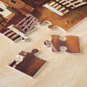 Primitive',のアメリカ人のSchool_Greatの芸術品 ジグソーパズル (側面)