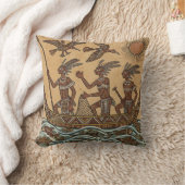 Primitive Fishermen Throw Cushion クッション (ブランケット)