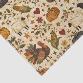 Primitive Folk Art Thanksgiving 薄葉紙 (詳細)