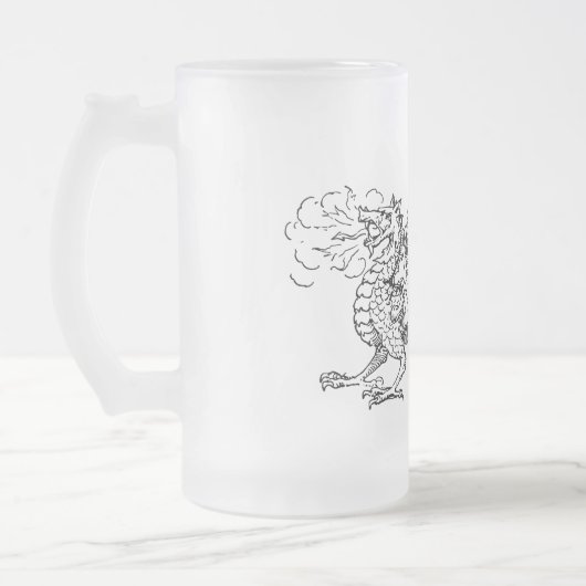 Primpingのドラゴン フロストグラスビールジョッキ (左)