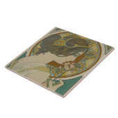 Primrose by Alphonse Mucha (1899) タイル (側面)