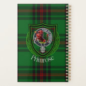 Primrose Scottish Clan Tartan & Crest プランナー手帳 (裏面)