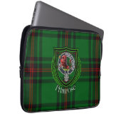 Primrose Scottish Clan Tartan & Crest ラップトップスリーブ (正面右)