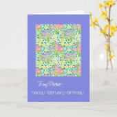 Primroses 2月の誕生日カード カード (黄色い花)