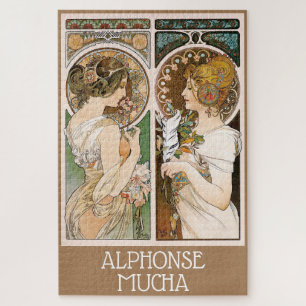 Primroses and Feather, Mucha ジグソーパズル