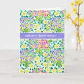 Primroses Mother's Day Card, Polish Greeting カード (黄色い花)