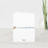 Primroses 'Thank You'Notecard サンキューカード (裏面)