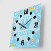 Prince スクエア壁時計 (傾斜)