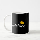 Prince Boys Men Family Matching Valentines Day コーヒーマグカップ (左)
