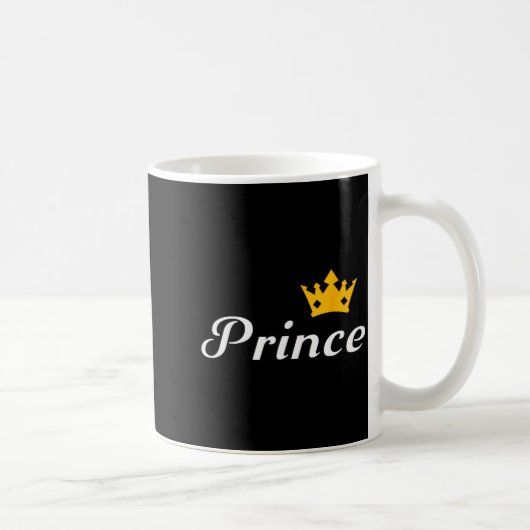 Prince Boys Men Family Matching Valentines Day コーヒーマグカップ (右)