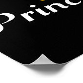 Prince Boys Men Family Matching Valentines Day  ポスター (角)