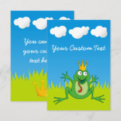 Prince Frog 3.5インチx 5インチ (正面/裏面)