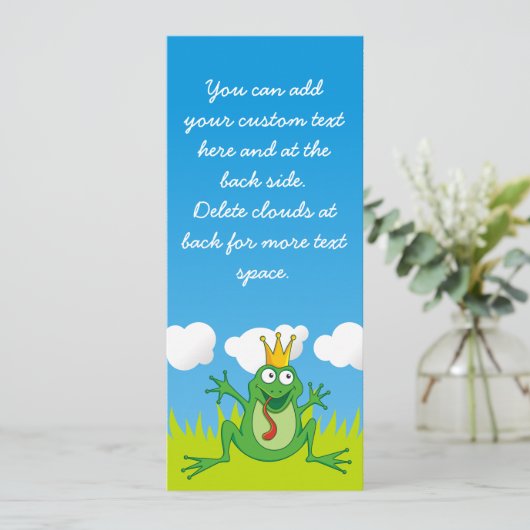 Prince Frog 4インチx 9.25インチ (スタンド正面)